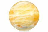 Polished Honeycomb Calcite Sphere - Utah #264603-1